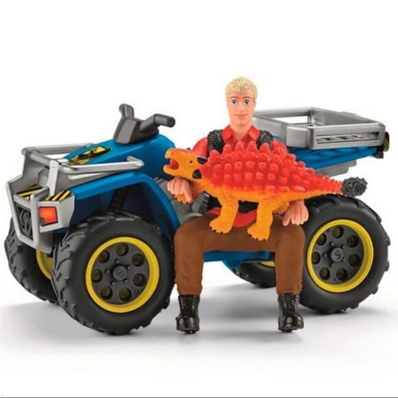 New Schleich Quad Escape From Velociraptor Dinosaurs Playset 41466 - Picture 9 of 12